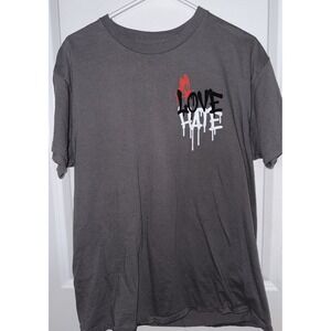 Love And Hate Popular Poison T-Shirt Size Large